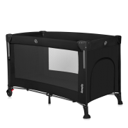 Lionelo Ellen Black Carbon — Łóżeczko dostawne 3 w 1