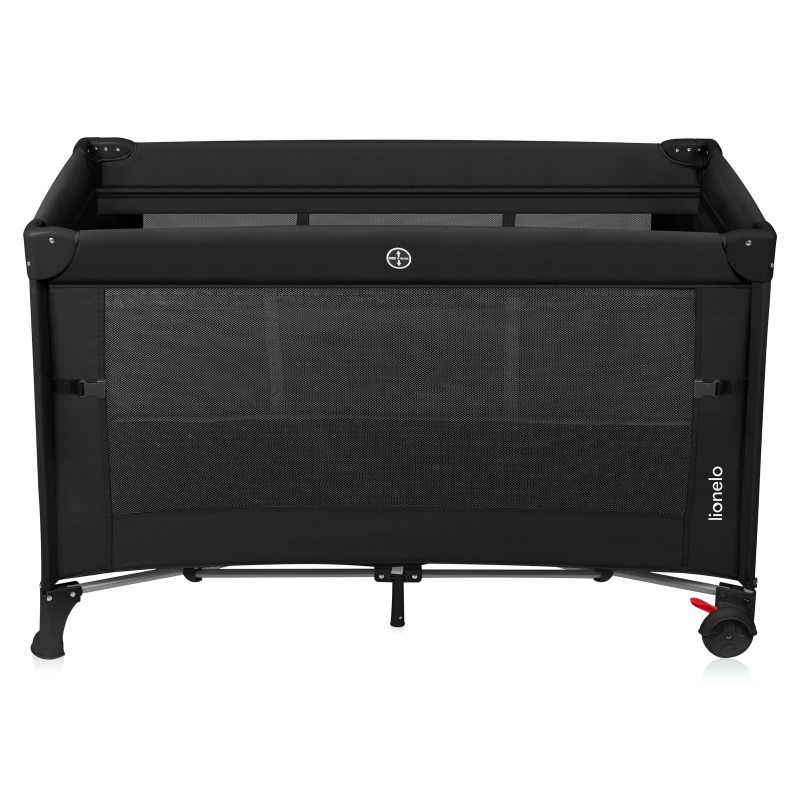 Lionelo Ellen Black Carbon — Łóżeczko dostawne 3 w 1
