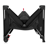 Lionelo Ellen Black Carbon — Łóżeczko dostawne 3 w 1