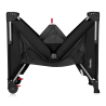 Lionelo Ellen Black Carbon — Łóżeczko dostawne 3 w 1