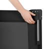Lionelo Ellen Black Carbon — Łóżeczko dostawne 3 w 1