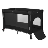 Lionelo Ellen Black Carbon — Łóżeczko dostawne 3 w 1