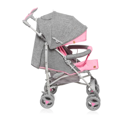 Spacerówka parasolka lekka 7 kg, składana, do 15 kg - Irma Pink - Lionelo