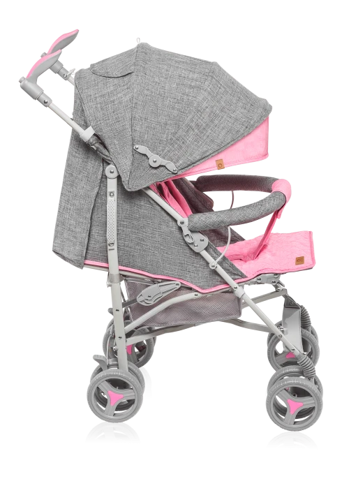Spacerówka parasolka lekka 7 kg, składana, do 15 kg - Irma Pink - Lionelo