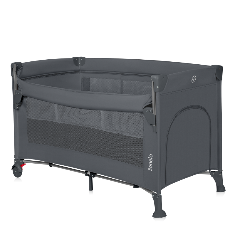 Lionelo Ellen Grey Concrete — Łóżeczko dostawne 3 w 1
