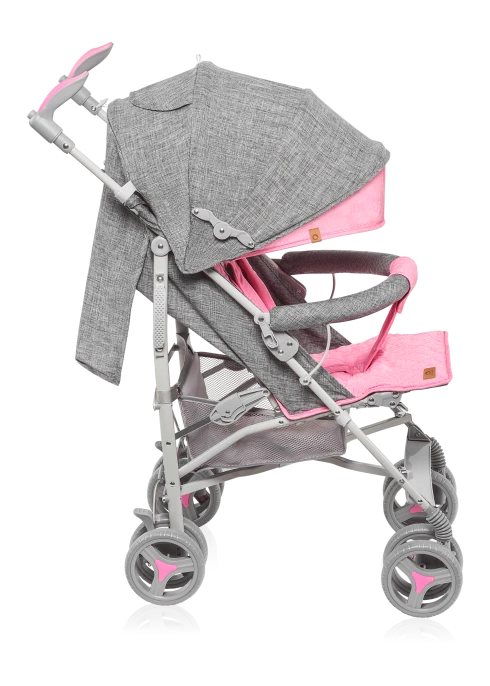 Spacerówka parasolka lekka 7 kg, składana, do 15 kg - Irma Pink - Lionelo