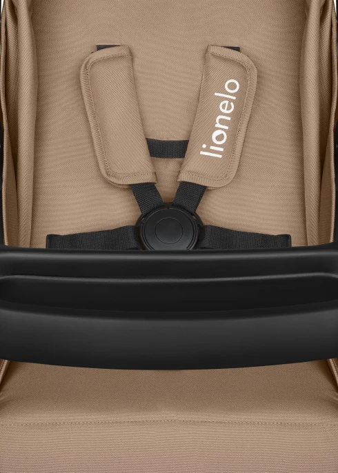 Wózek spacerowy od narodzin, składanie jedną ręką, do 22 kg - Emma One Beige Sand - Lionelo