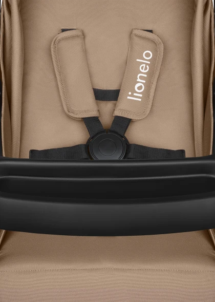 Wózek spacerowy od narodzin, składanie jedną ręką, do 22 kg - Emma One Beige Sand - Lionelo