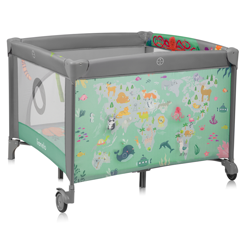Lionelo Mille Plus Grey Green—  Kojec wielofunkcyjny