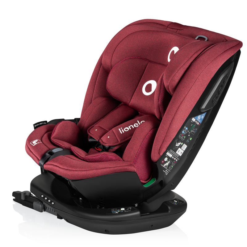 Lionelo Bastiaan RWF i-Size Red Burgundy — Fotelik samochodowy