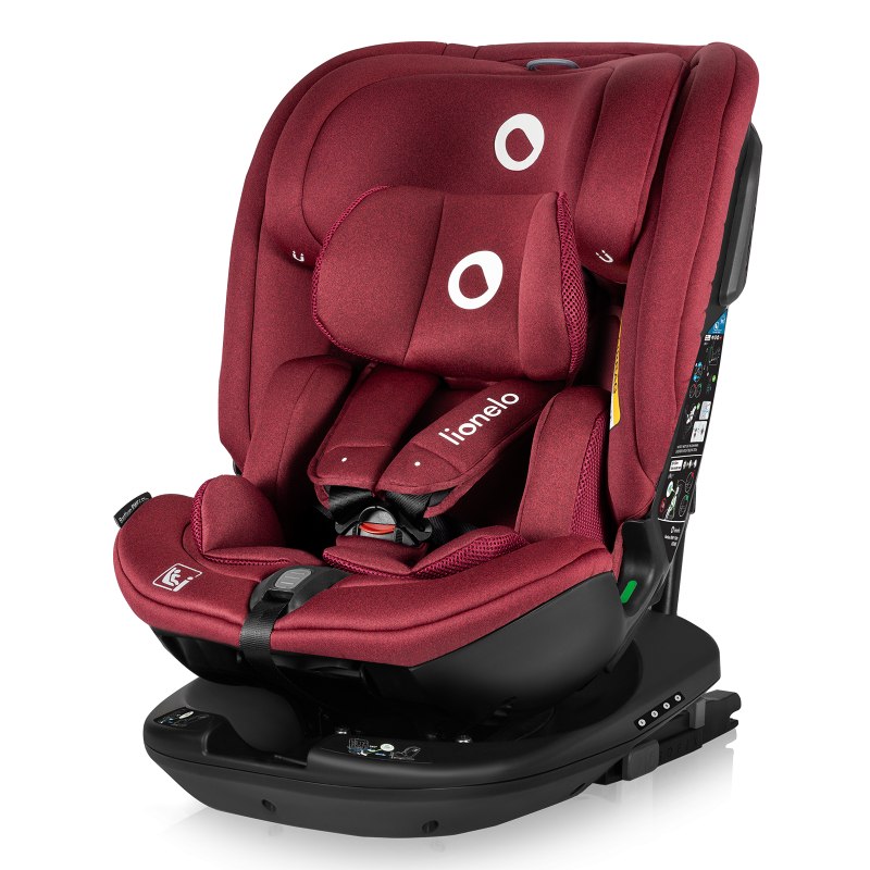 Lionelo Bastiaan RWF i-Size Red Burgundy — Fotelik samochodowy