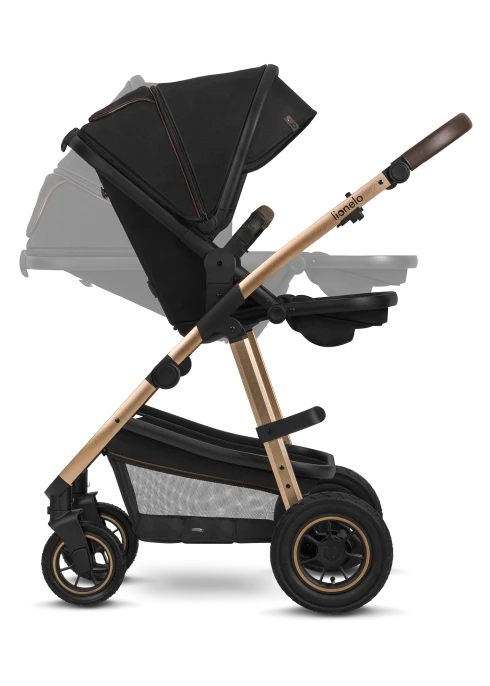 Lionelo Amber 2w1 Black Onyx — Wózek wielofunkcyjny | Opinie i cena