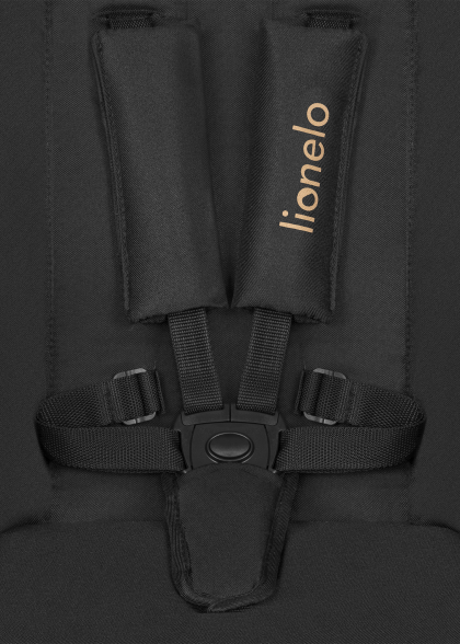 Wózek 2w1, gondola i spacerówka, pompowane koła - Amber Black Onyx - Lionelo