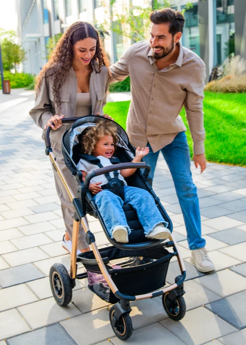 Lionelo Amber 2w1 Black Onyx — Wózek wielofunkcyjny | Opinie i cena