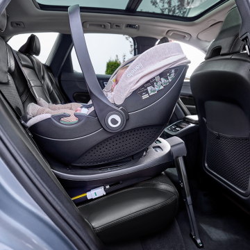 Lionelo Moxie i-Size Set Pink Mauve — Fotelik samochodowy z bazą ISOFIX