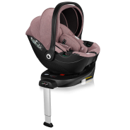 Lionelo Moxie i-Size Set Pink Mauve — Fotelik samochodowy z bazą ISOFIX