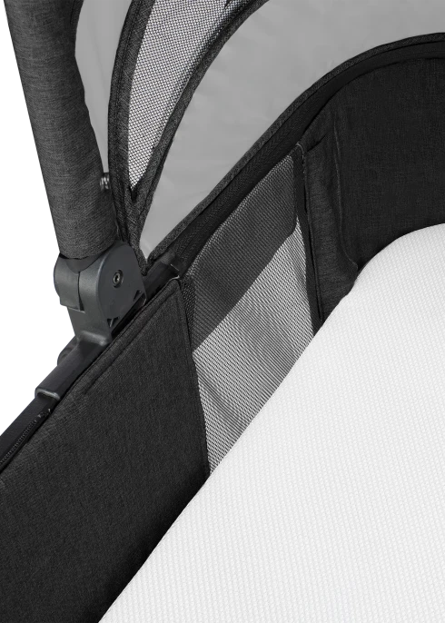 Wózek 2w1, gondola i spacerówka, pompowane koła - Amber Grey Graphite - Lionelo