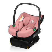 Lionelo Astrid i-Size Set Pink Coral — Fotelik samochodowy z bazą ISOFIX