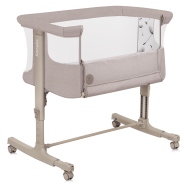 Lionelo Aurora Beige Cappuccino — Łóżeczko dostawne 3w1