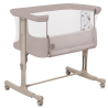 Lionelo Aurora Beige Cappuccino — Łóżeczko dostawne 3w1