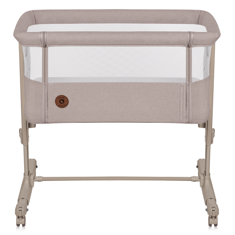 Lionelo Aurora Beige Cappuccino — Łóżeczko dostawne 3w1