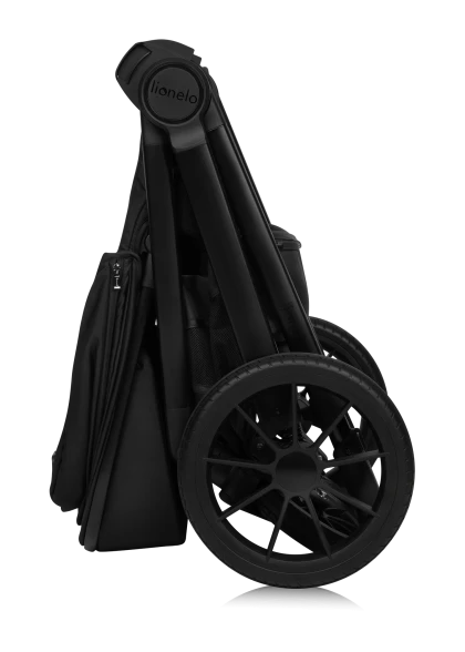 Wózek 2w1, koła all-terrain, gondola XXL - Layla Black Onyx - Lionelo