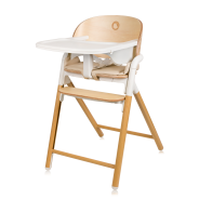 Lionelo Celia White Natural Wood — Wielofunkcyjne krzesełko do karmienia