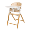 Lionelo Celia White Natural Wood — Wielofunkcyjne krzesełko do karmienia