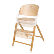 Lionelo Celia White Natural Wood — Wielofunkcyjne krzesełko do karmienia