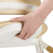 Lionelo Celia White Natural Wood — Wielofunkcyjne krzesełko do karmienia