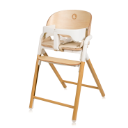 Lionelo Celia White Natural Wood — Wielofunkcyjne krzesełko do karmienia