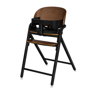 Lionelo Celia Black Wood — Wielofunkcyjne krzesełko do karmienia