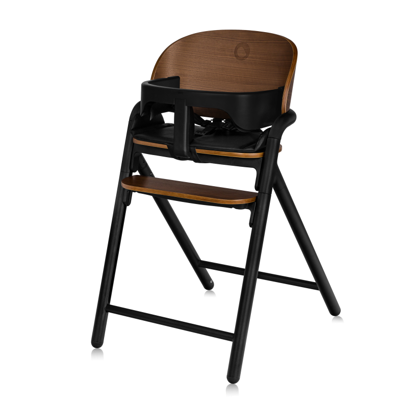 Lionelo Celia Black Wood — Wielofunkcyjne krzesełko do karmienia