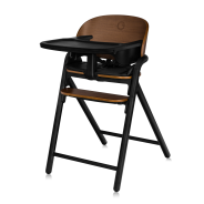 Lionelo Celia Black Wood — Wielofunkcyjne krzesełko do karmienia