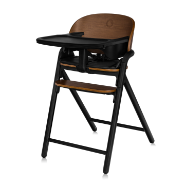 Lionelo Celia Black Wood — Wielofunkcyjne krzesełko do karmienia