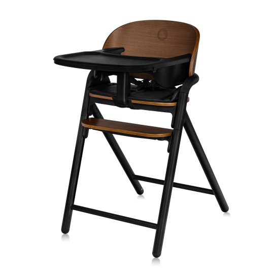 Lionelo Celia Black Wood — Wielofunkcyjne krzesełko do karmienia