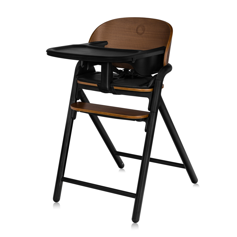 Lionelo Celia Black Wood — Wielofunkcyjne krzesełko do karmienia