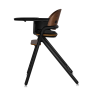 Lionelo Celia Black Wood — Wielofunkcyjne krzesełko do karmienia
