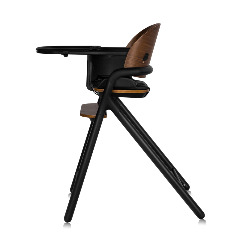 Lionelo Celia Black Wood — Wielofunkcyjne krzesełko do karmienia