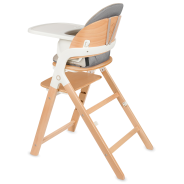 Lionelo Megan White Wood— Krzesełko do karmienia