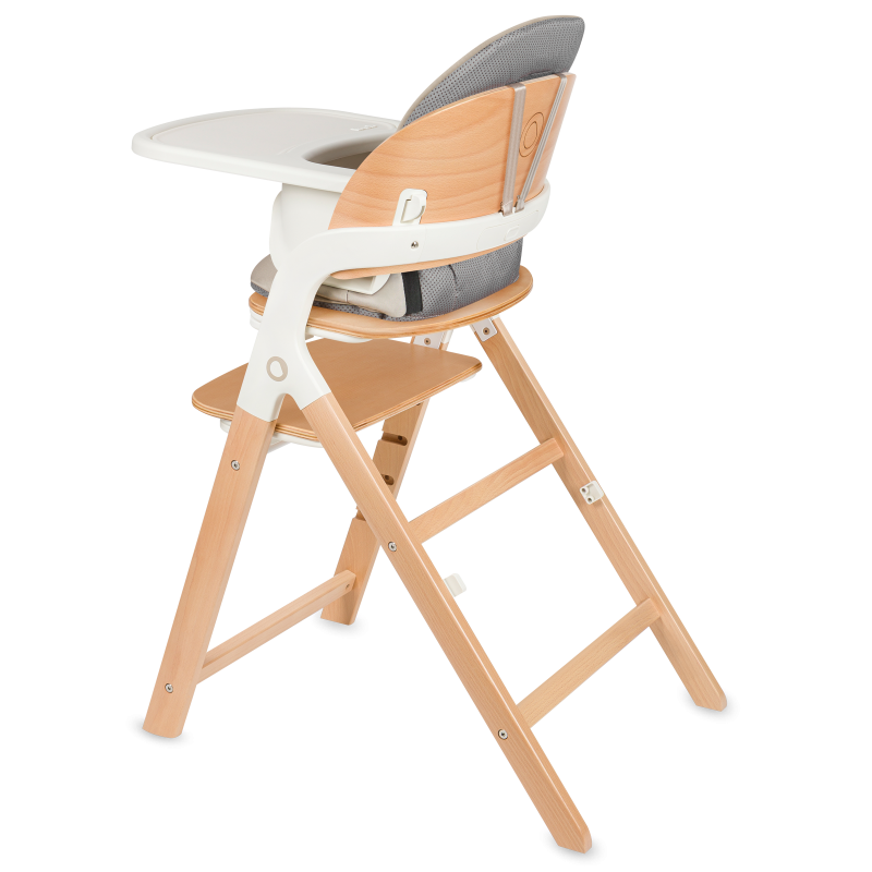 Lionelo Megan White Wood— Krzesełko do karmienia