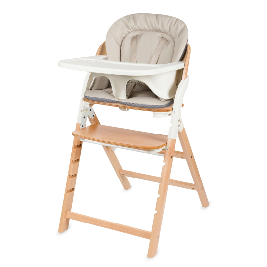 Lionelo Megan White Wood— Krzesełko do karmienia