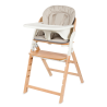 Lionelo Megan White Wood— Krzesełko do karmienia