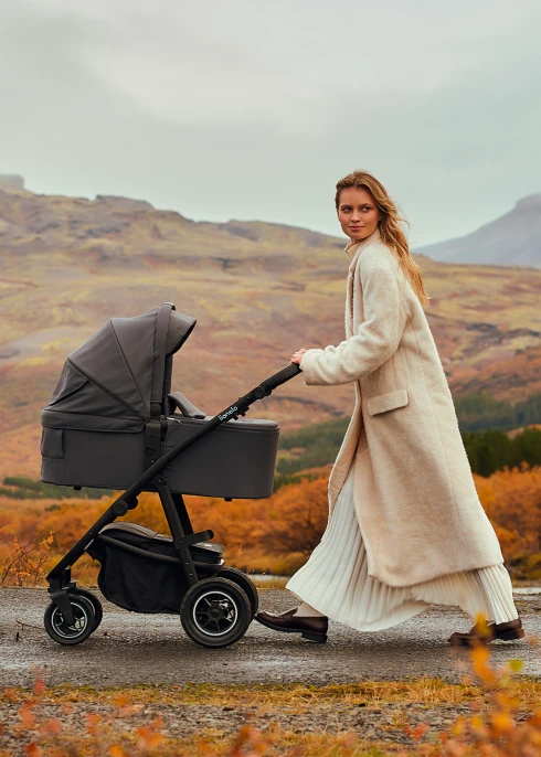 Lionelo Amber Plus 2 w 1 Grey Graphite — Wózek wielofunkcyjny | Opinie i cena