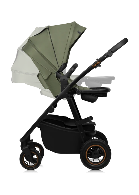 Lionelo Amber Plus 2 w 1 Green Forest — Wózek wielofunkcyjny | Opinie i cena