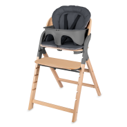 Lionelo Megan Grey Wood— Krzesełko do karmienia