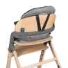 Lionelo Megan Grey Wood— Krzesełko do karmienia