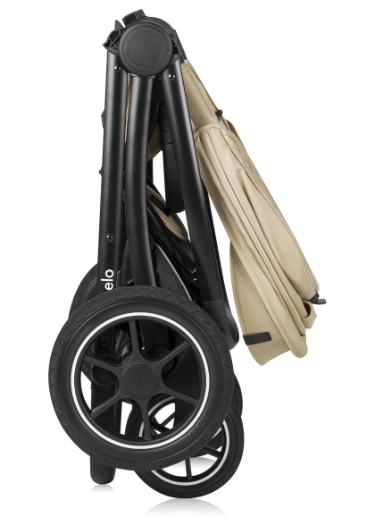 Wózek 2w1, gondola-nosidełko, koła all-terrain - Meril Beige Sand - Lionelo