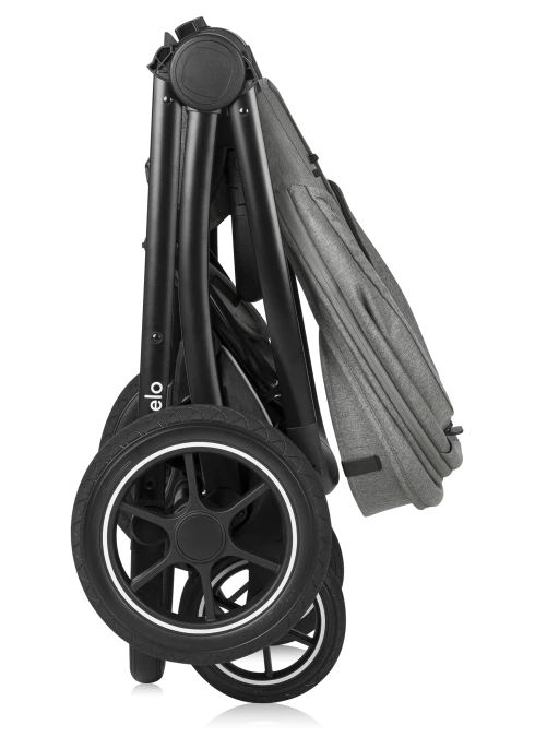 Wózek 2w1, gondola-nosidełko, koła all-terrain - Meril Grey Stone - Lionelo