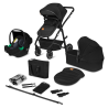 Lionelo Bianka 3w1 Black Onyx — Wózek wielofunkcyjny z fotelikiem